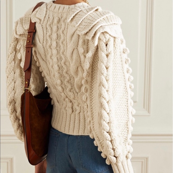 Ulla Johnson Verena Cable knit pullover sweater - Picture 3 of 9